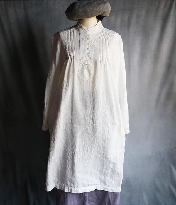 ピンタックワンピース 白 天然素材の洋服屋cimicuri 手作りのリネン服 ちみくりオンラインストア ハンドメイドの日常着 ピンタックワンピース 白 天然素材の洋服屋cimicuri 手作りのリネン服 ちみくりオンラインストア ハンドメイドの日常着