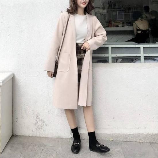 ロングコート レディースロングコート 大きいサイズ冬服超ロングコート 冬服 チェスター マキシ丈 アウター ロングチェスターコート レディース ロングコート大きいサイズロングコート 冬 韓国プチプラファッション専門店 Leaflower リーフラワー