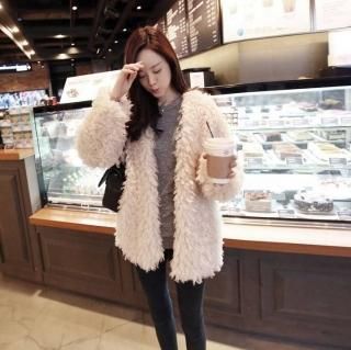 ファーコート - プチプラ韓国ファッション 可愛いお呼ばれ ファーコート - プチプラ韓国ファッション 可愛いお呼ばれ