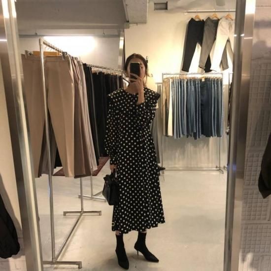 ワンピース 大きいサイズ シャツワンピース ドット シフォンワンピース ミモレ丈 ドット柄ワンピース 韓国デザイン 韓国ファッション オルチャン 新作 ワンピース 春服 春新作 新作 韓国プチプラファッション専門店 Leaflower リーフラワー ワンピース 大きいサイズ シャツワンピース ドット シフォンワンピース ミモレ丈 ドット柄ワンピース 韓国デザイン 韓国ファッション オルチャン 新作 ワンピース 春服 春新作 新作 韓国プチプラファッション専門店 Leaflower リーフラワー
