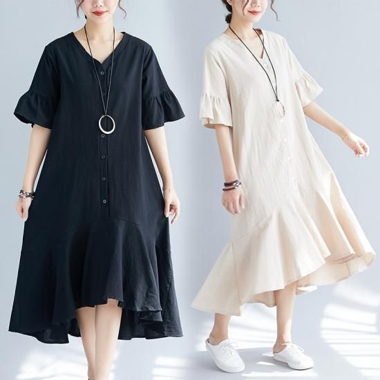 大きいサイズ ロングワンピース シャツワンピース ロング丈 シャツワンピ ゆったり ぽっちゃり 春夏新作 夏服 夏物 ロングシャツワンピ 大きいサイズ ロングワンピース 韓国プチプラファッション専門店 Leaflower リーフラワー 大きいサイズ ロングワンピース シャツワンピース ロング丈 シャツワンピ ゆったり ぽっちゃり 春夏新作 夏服 夏物 ロングシャツワンピ 大きいサイズ ロングワンピース 韓国プチプラファッション専門店 Leaflower リーフラワー