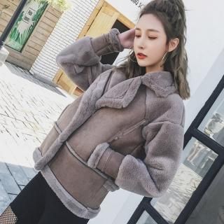 ムートンジャケット コート 韓国プチプラファッション専門店 Leaflower リーフラワー