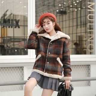 ムートンジャケット コート 韓国プチプラファッション専門店 Leaflower リーフラワー ムートンジャケット コート 韓国プチプラファッション専門店 Leaflower リーフラワー