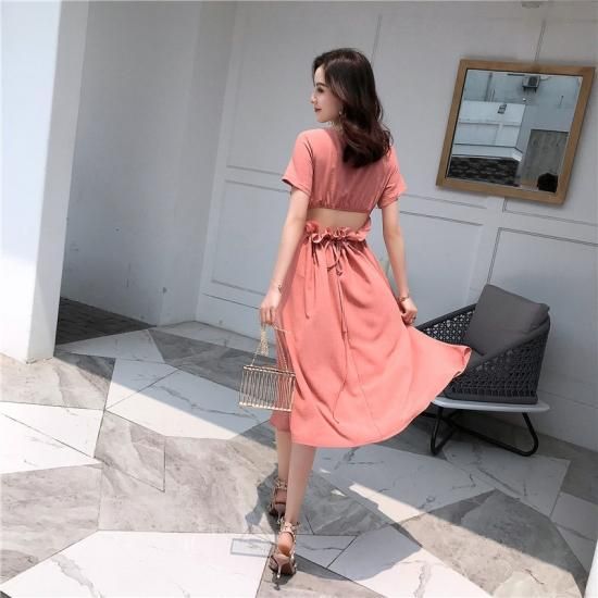 リゾートワンピース リゾートワンピ 半袖 春夏新作 春服夏服 夏物 結婚式 旅行 大人 海 ハワイ 半袖 ロング ミモレ丈 リゾートワンピース リゾートワンピ 春夏新作 春服夏服 夏物 結婚式 韓国プチプラファッション専門店 Leaflower リーフラワー リゾートワンピース リゾートワンピ 半袖 春夏新作 春服夏服 夏物 結婚式 旅行 大人 海 ハワイ 半袖 ロング ミモレ丈 リゾートワンピース リゾートワンピ 春夏新作 春服夏服 夏物 結婚式 韓国プチプラファッション専門店 Leaflower リーフラワー