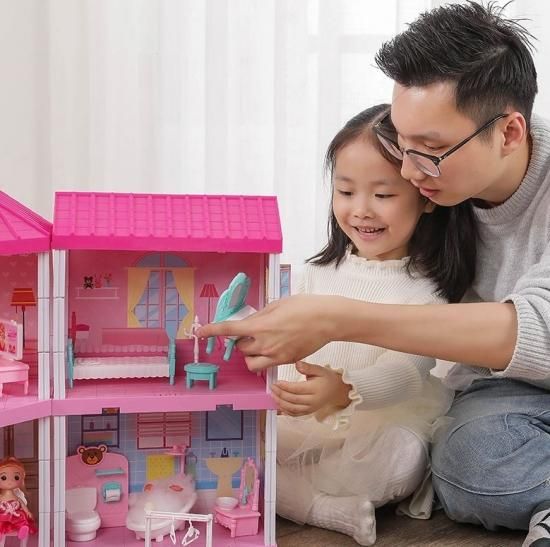 子供 おもちゃ 女の子 ドールハウス プリンセスヴィラ 人形の家