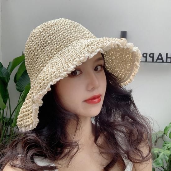 帽子 レディース 麦わら帽子 ストローハット 夏 つば広 ハット 韓国ファッション おしゃれ 日除け 帽子 レディース 麦わら帽子 ストローハット 夏 つば広 ハット 韓国ファッション おしゃれ プチプラ韓国ファッション 可愛いお呼ばれワンピース プチプラオルチャン