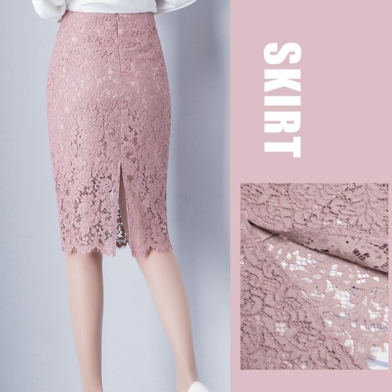 chestyレースタイトスカート美品サイズ1ピンク - ロングスカート