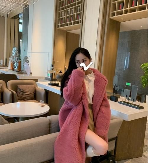 コート ボアコート ボア アウター レディース ふわふわ モコモコ ロングコート ロング丈 ルーズシルエット オーバーサイズ カラバリ 5色  ダークグレー キャメル ホワイト ピンク ライトブラウン - プチプラ韓国ファッション 可愛いお呼ばれワンピース プチプラオルチャンワンピース通販｜  