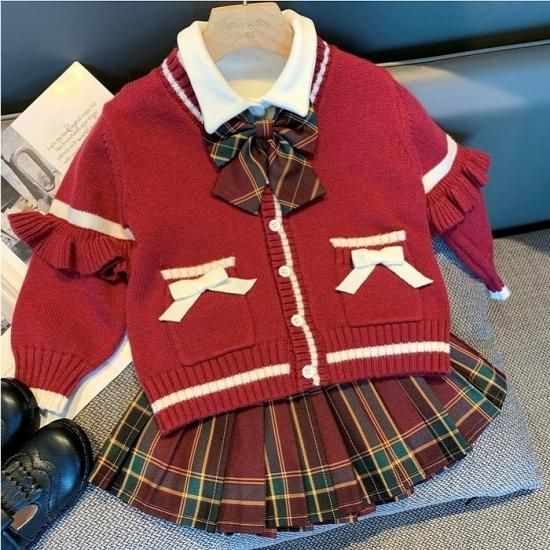 BURBERRY CHILDREN スーツ シャツ ノバチェック蝶ネクタイ 8Y