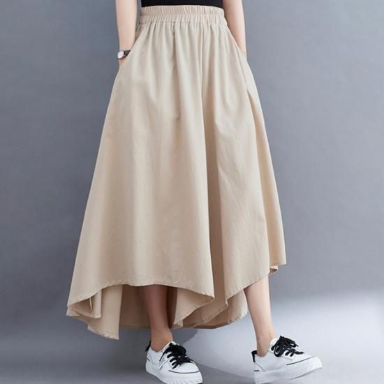 ガウチョパンツ レディース 春夏秋 ロング丈 オーバーサイズ 大きいサイズ ラージサイズ 体型カバー ゆったり カジュアル パンツ フレア 麻 カジュアルパンツ 大きいサイズ ミディ丈 シンプル プチプラ韓国ファッション 可愛いお呼ばれワンピース プチプラオルチャン