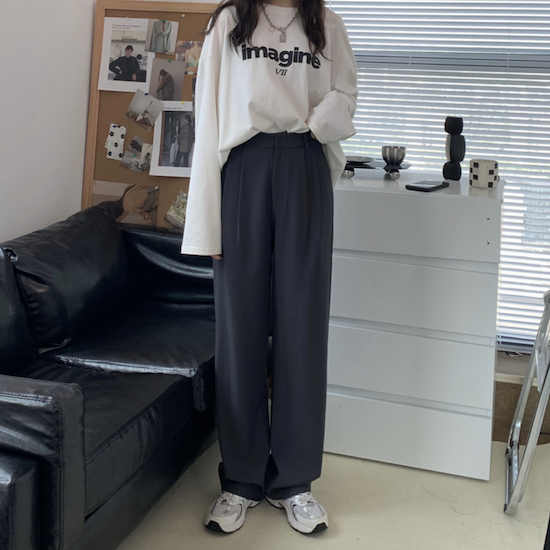パンツ レディース リラックスパンツ ワイドパンツ ロング ゆったり ハイウエスト ボトムス 春新作 ロング丈 体型カバー パンツ レディース ワイドパンツ ロング ゆったり ハイウエスト プチプラ韓国ファッション 可愛いお呼ばれワンピース プチプラオルチャン
