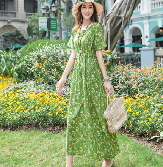 ロングワンピース ロング 夏 大きいサイズ ロング丈 夏新作 マキシ