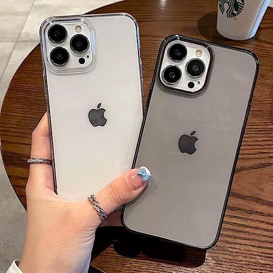 iPhoneケース 透明 クリア シンプル 保護カバー レディースiPhone13