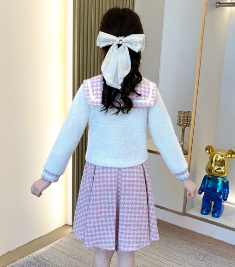 卒園式 子供服 ジャケット ノースリーブワンピース セーター 3点