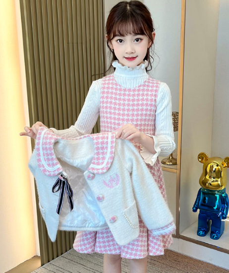 卒園式 子供服 ジャケット ノースリーブワンピース セーター 3点 卒園式 子供服 ジャケット ノースリーブワンピース セーター 3点