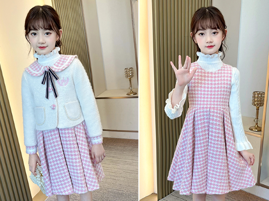 卒園式 子供服 ジャケット ノースリーブワンピース セーター 3点 卒園式 子供服 ジャケット ノースリーブワンピース セーター 3点