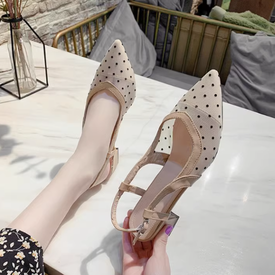 Dior J'ADIOR ドットシースルー　ストラップパンプス DIOR | J'Adior スリングバックパンプス Dior Chardons エン