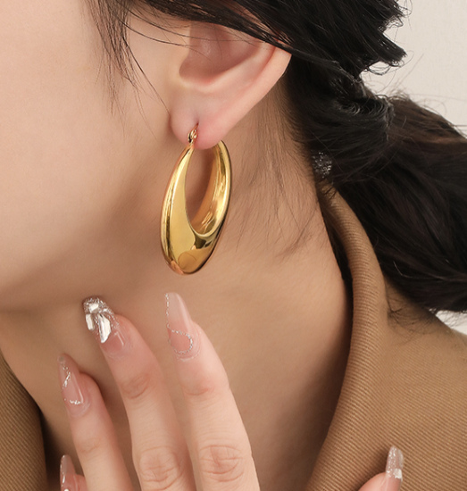 フープピアス レディース アクセサリー ピアス キャッチレス フープピアス レディース アクセサリー ピアス キャッチレス