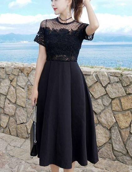ふるゆわレースリボンワンピースオルチャン韓国ドレス二次会 楽天市場】結婚式 ドレス 服装 謝恩会 二次会 ワンピース 卒業