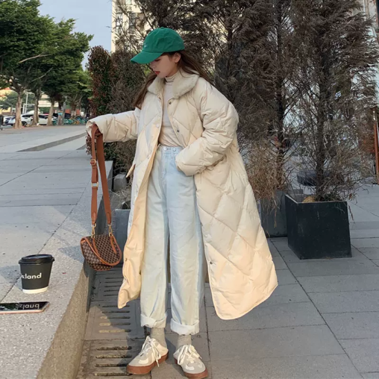 ロングコート レディース 大きいサイズ ロング丈 ミドル丈 コート 長袖 ボタン ポケット もこもこ モコモコ 体型カバー 2色 無地 シンプル 通勤 デート 女子会 お出かけ 10代 20代 秋冬 - プチプラ韓国ファッション 可愛いお呼ばれワンピース プチプラオルチャンワンピース通販|