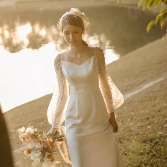 20代 ファッション ウェディングボレロ ケープ 結婚式 ブライダル