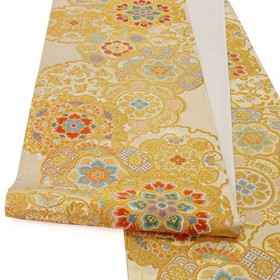 西陣藤原袋帯（天平唐花華文）