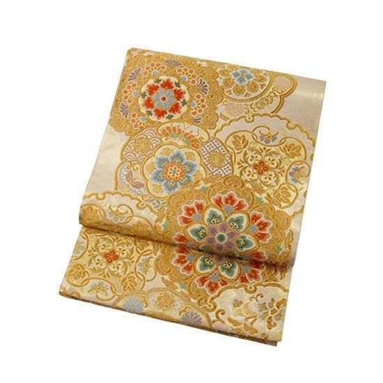 西陣藤原袋帯（天平唐花華文）