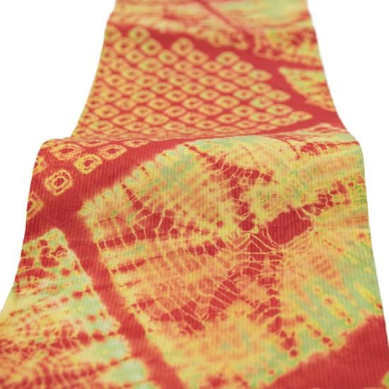 藤娘きぬたや絞り半幅帯