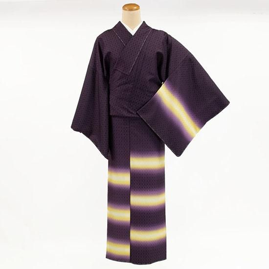 さつま花織訪問着/袷仕立て