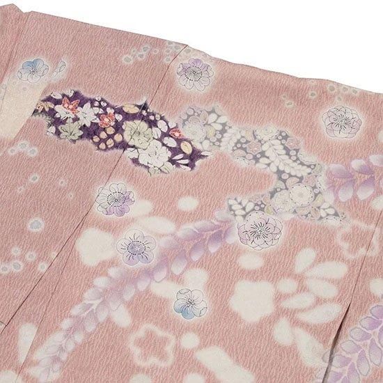 辻が花調訪問着(淡いピンクと灰桜の辻が花調)/お仕立て済み 辻が花調訪問着(淡いピンクと灰桜の辻が花調)/お仕立て済み