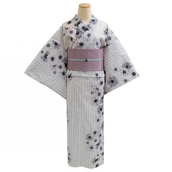 【あんず】ボヌールセゾン　浴衣単品 bonheur saisons 【浴衣・下駄セット】ボヌールセゾン「水彩風水