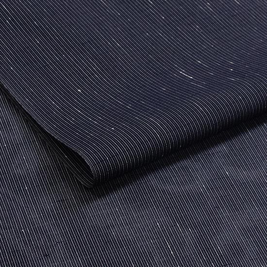 白たか上布 白鷹 縞模様 黒色 白色 着物 反物 A626-15