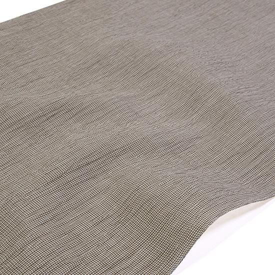 反物・未仕立て】小千谷ちぢみ着尺(ミジン格子) 本麻