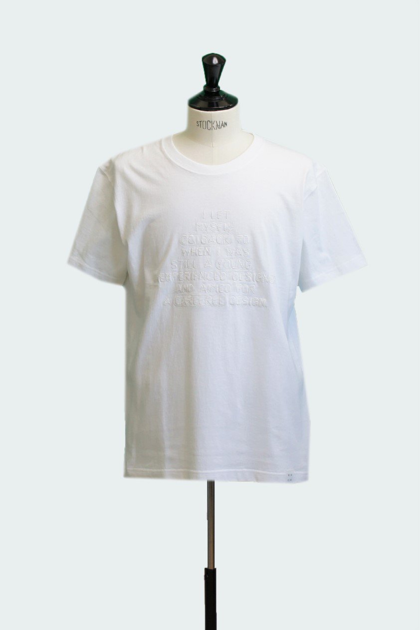 22SS_CONCEPT T-SHIRTS FRONT EMB._WHITE/WHITE