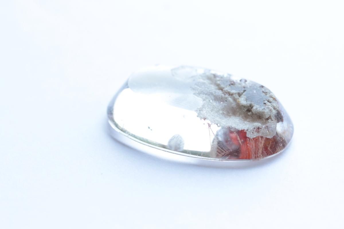 クォーツインクォーツ,ルース,天然石,鉱物,atelier Ruchi クォーツインクォーツ,ルース,天然石,鉱物,atelier Ruchi