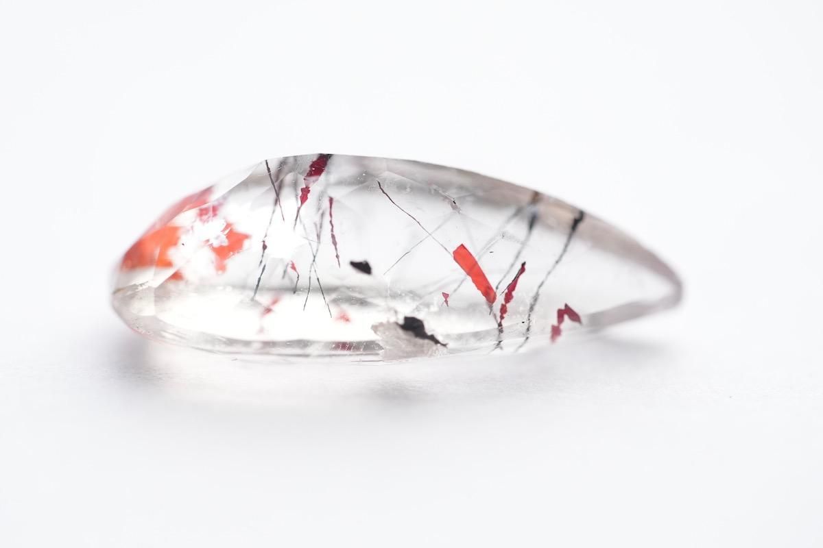 ヘマタイト・ゲーサイトインクォーツ,ルース,天然石,鉱物