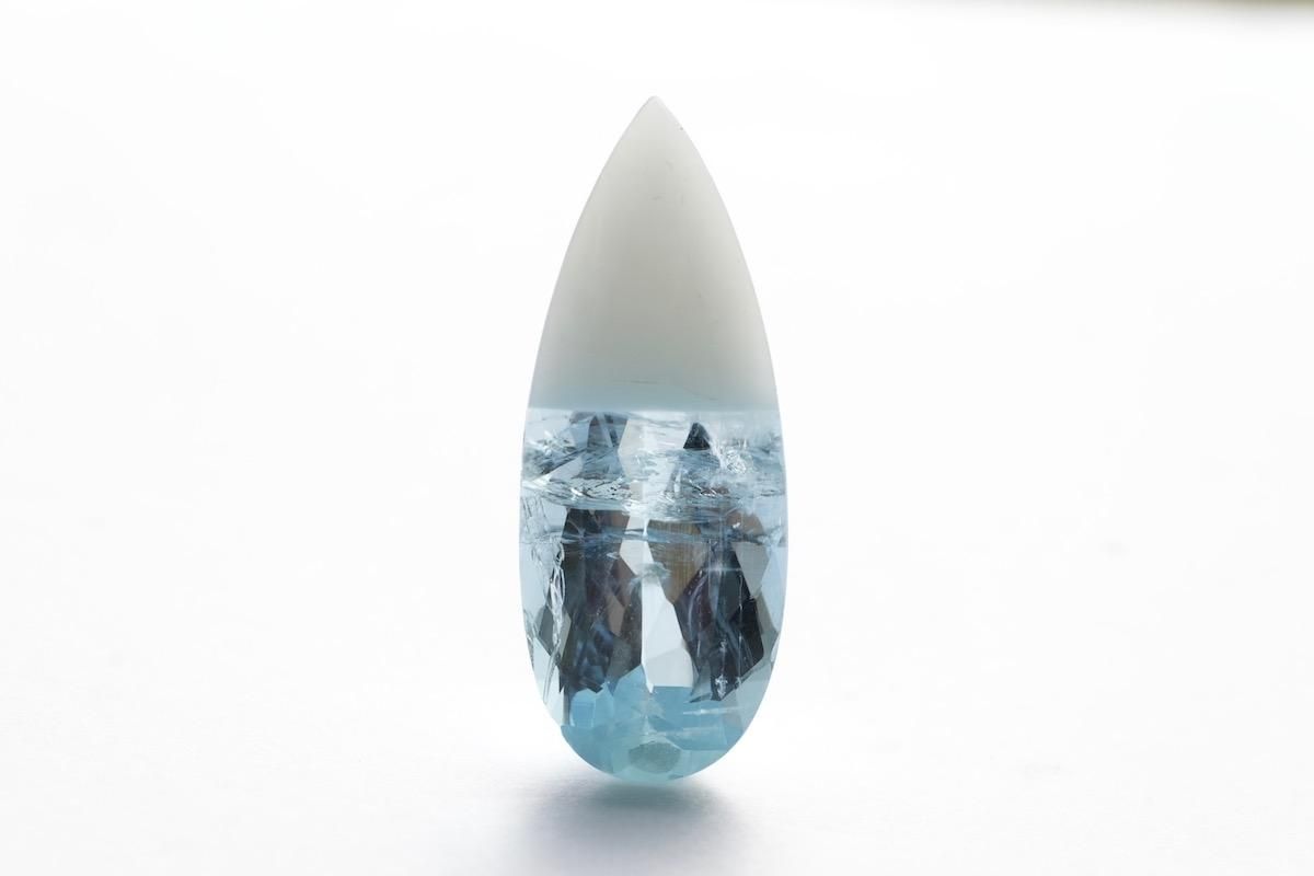 バイカラーアクアマリン,ルース,天然石,鉱物,atelier Ruchi バイカラーアクアマリン,ルース,天然石,鉱物,atelier Ruchi