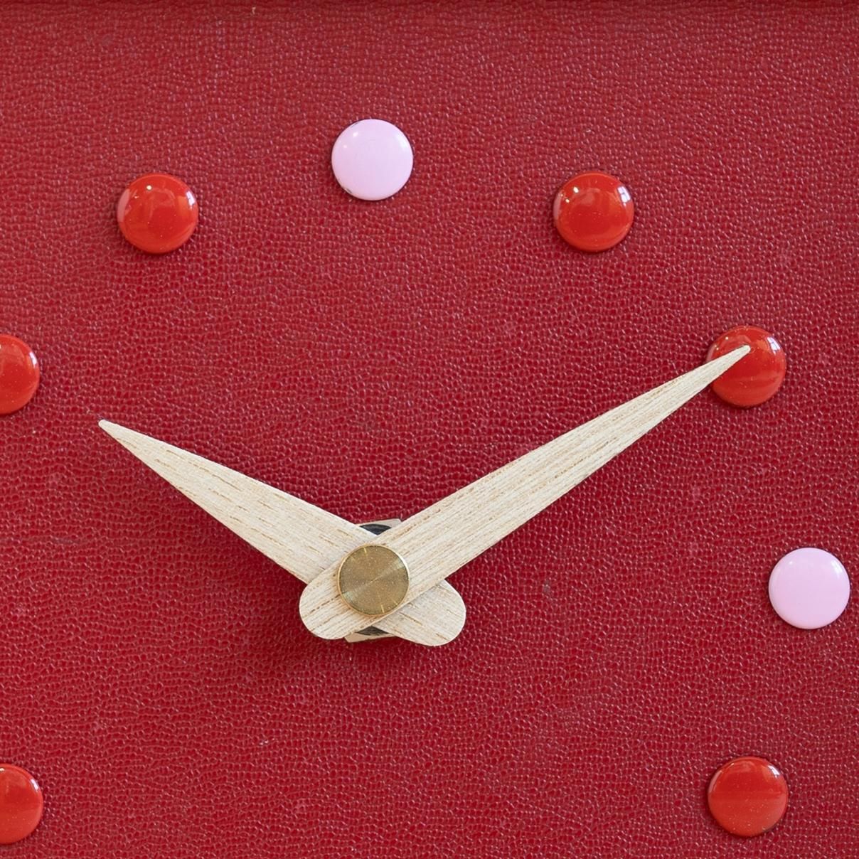 ランドセルリメイク｜マーブルクロック［日本ヒノキ］