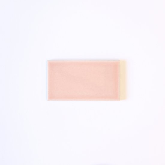 オリジナルタイル通販のタイルメイド 欧米風ふんわりタイル ピンク 小口（ケース）
