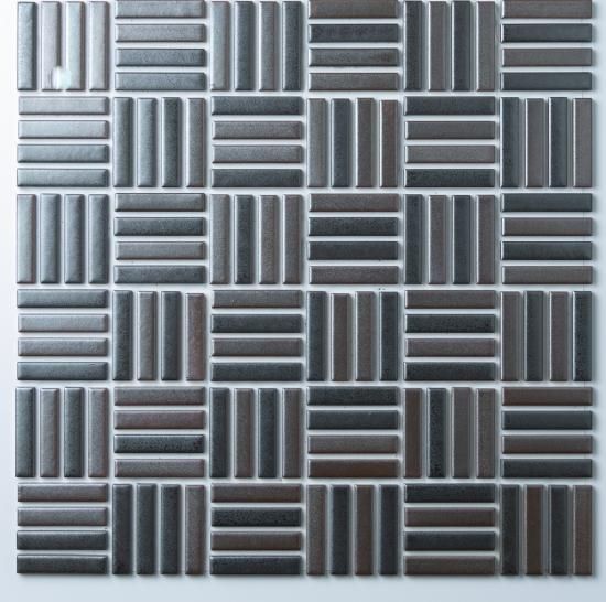 モノタイル ブラックブラウン ボックス貼り 25シート入 - タイル