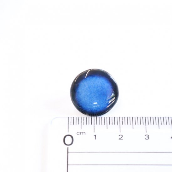 オリジナルタイル通販のタイルメイド 青むらタイルピアス（直径20mm）