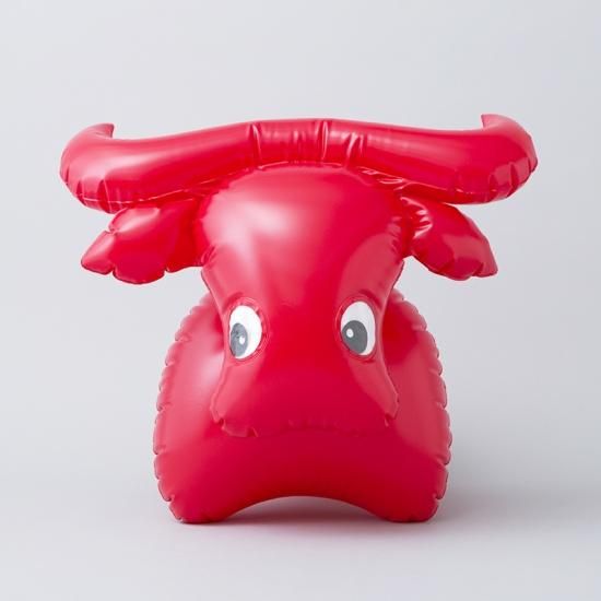 クリスタルバッファローの置物（ニューヨーク州ビクターAトラブッコの作品） クリスタルバッファローの置物（ニューヨーク州ビクターA