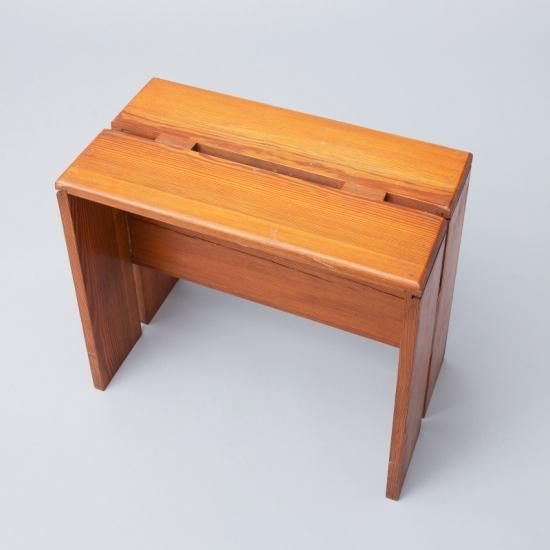 Les Arcs Wood Stool - NICK WHITE