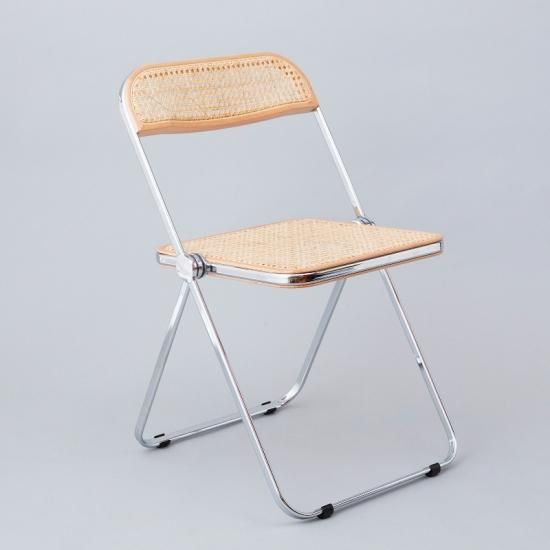 Plia Chair(Rattan Webbing / Chrome) - NICK WHITE Plia Chair(Rattan Webbing / Chrome) - NICK WHITE