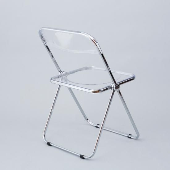 Plia Chair (Clear / Chrome) - NICK WHITE Plia Chair (Clear / Chrome) - NICK WHITE