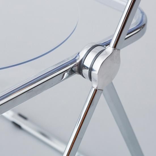Plia Chair (Clear / Chrome) - NICK WHITE Plia Chair (Clear / Chrome) - NICK WHITE