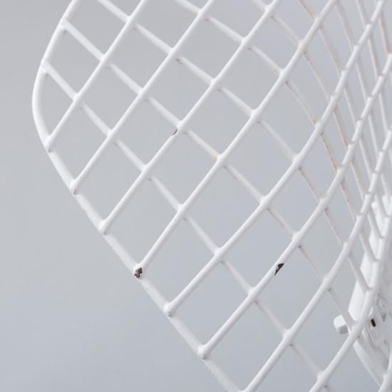 ホワイト バケットチェア ダイヤモンドキルティング GreenTea Luxe ハイブリッドマットレス（ポケットコイル＋低反発