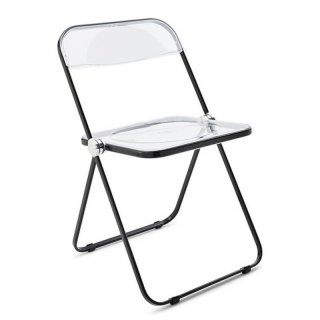Plia Chair (Clear / Black)