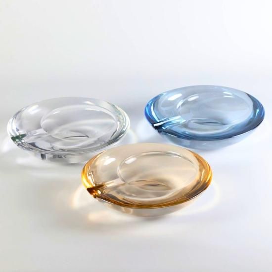Glass Ashtray - NICK WHITE Glass Ashtray - NICK WHITE