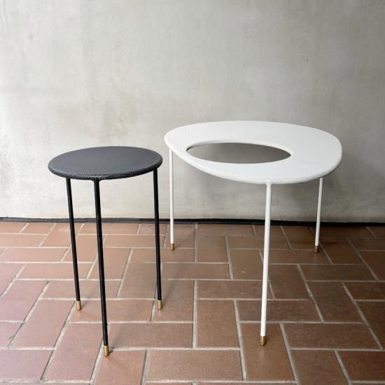 Mathieu Matégot / Kangourou Side Table - NICK WHITE